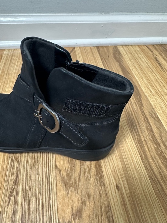 Clarks Collection Water Repellent Leather Boots -Carleigh Angie 6.5M Black - Picture 7 of 12